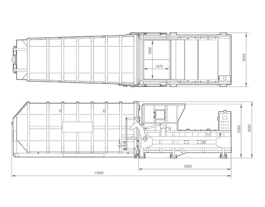 Стационарный пресс-компактор PC40-200